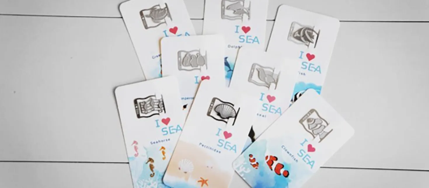 I Love Sea Bookmark