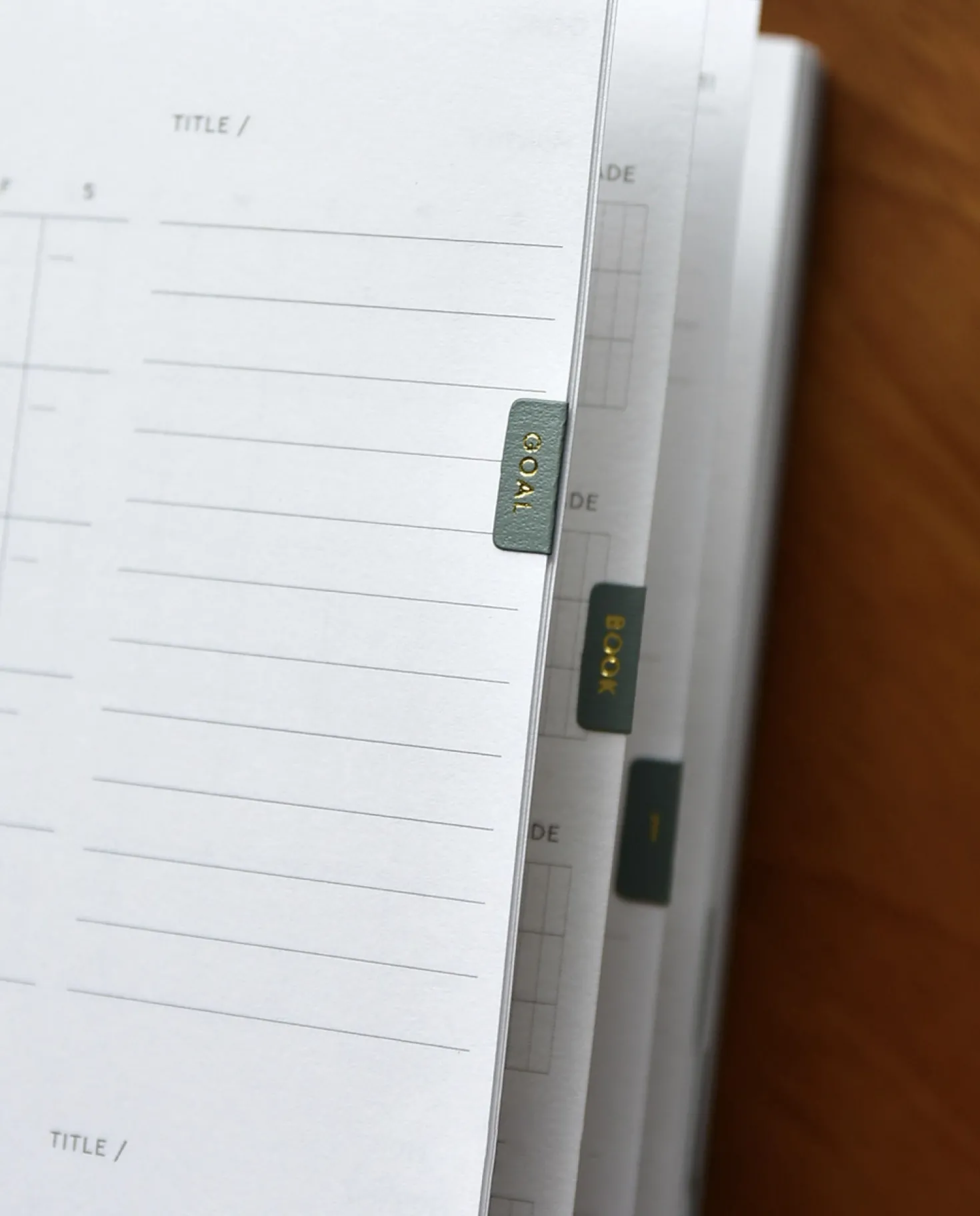 Inner Leather Index Sticker