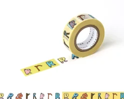 JAM JAM Alphabet Masking Tape (O-Z, Numbers)