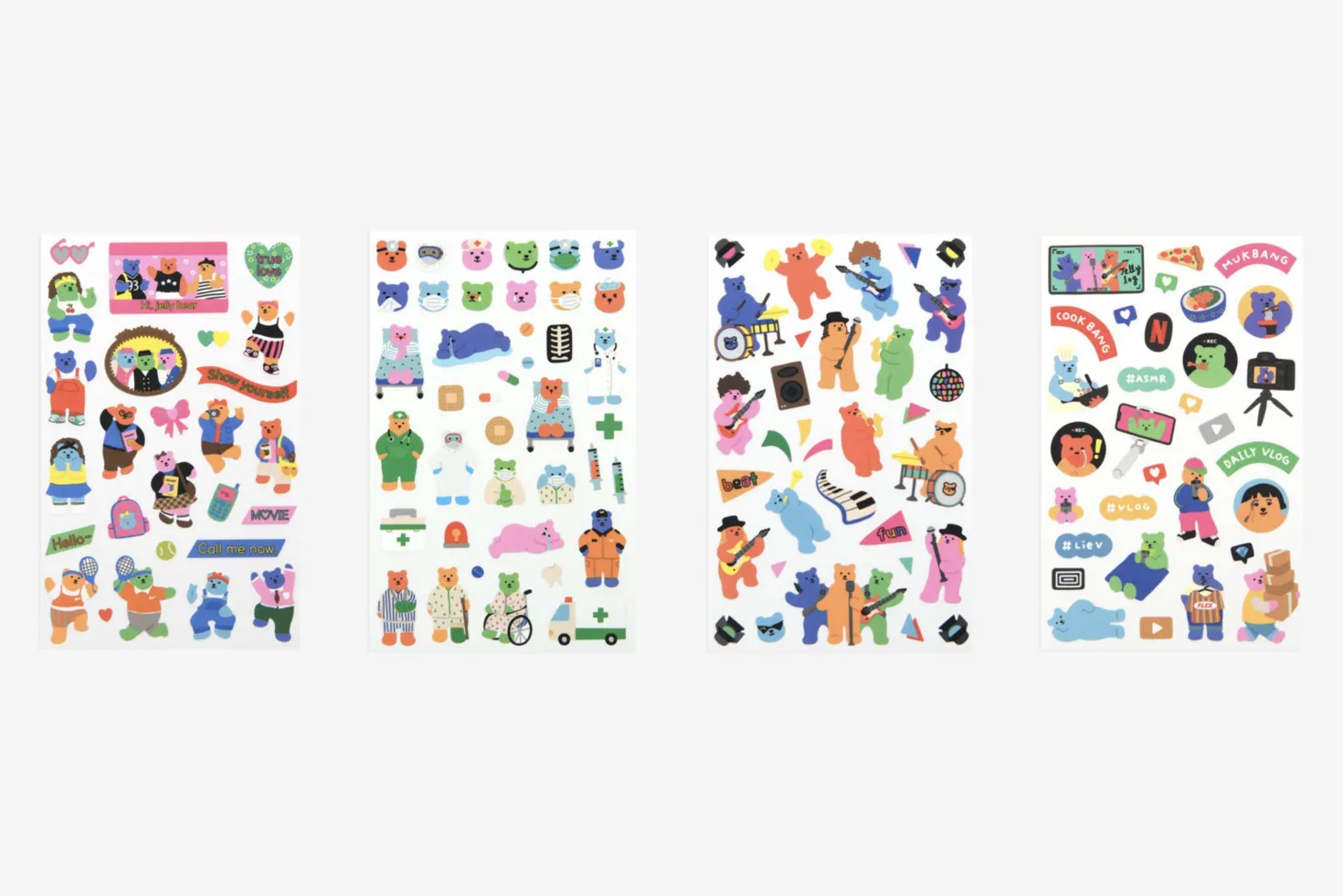 Jelly Bear Deco Sticker v2