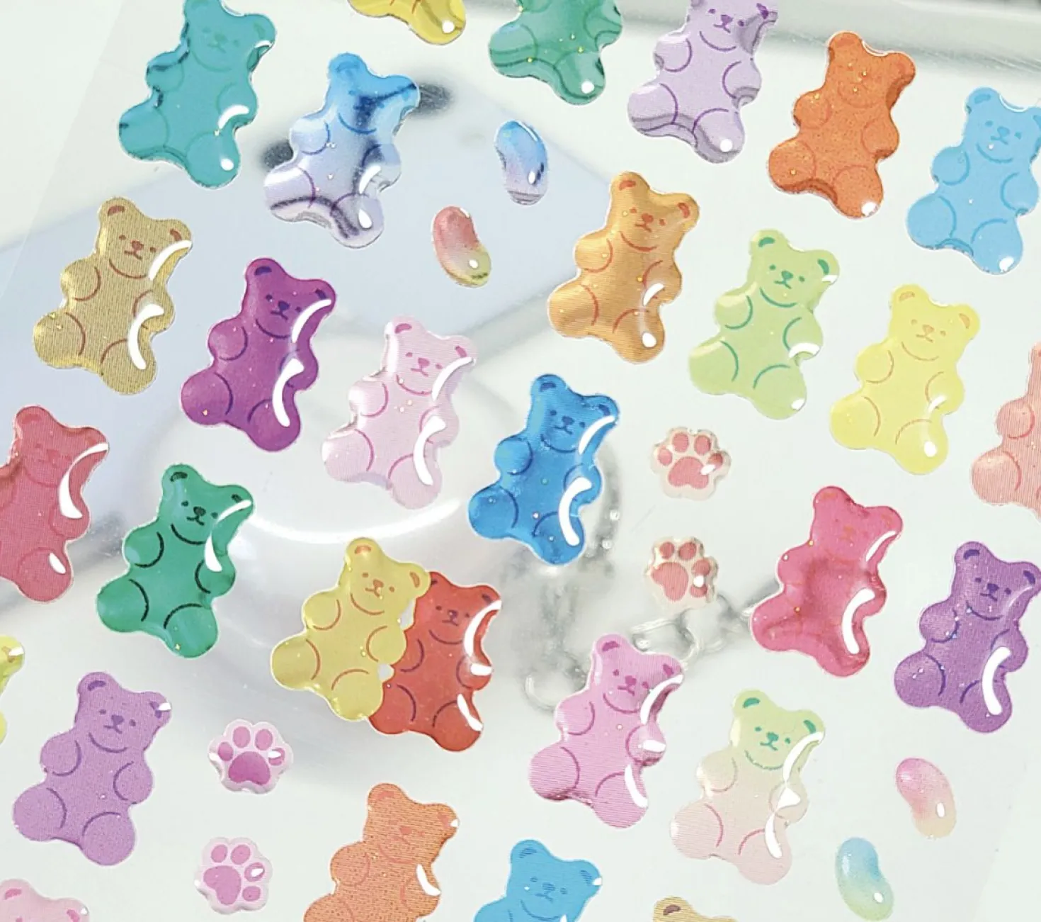 Jelly Bear Epoxy Deco Sticker