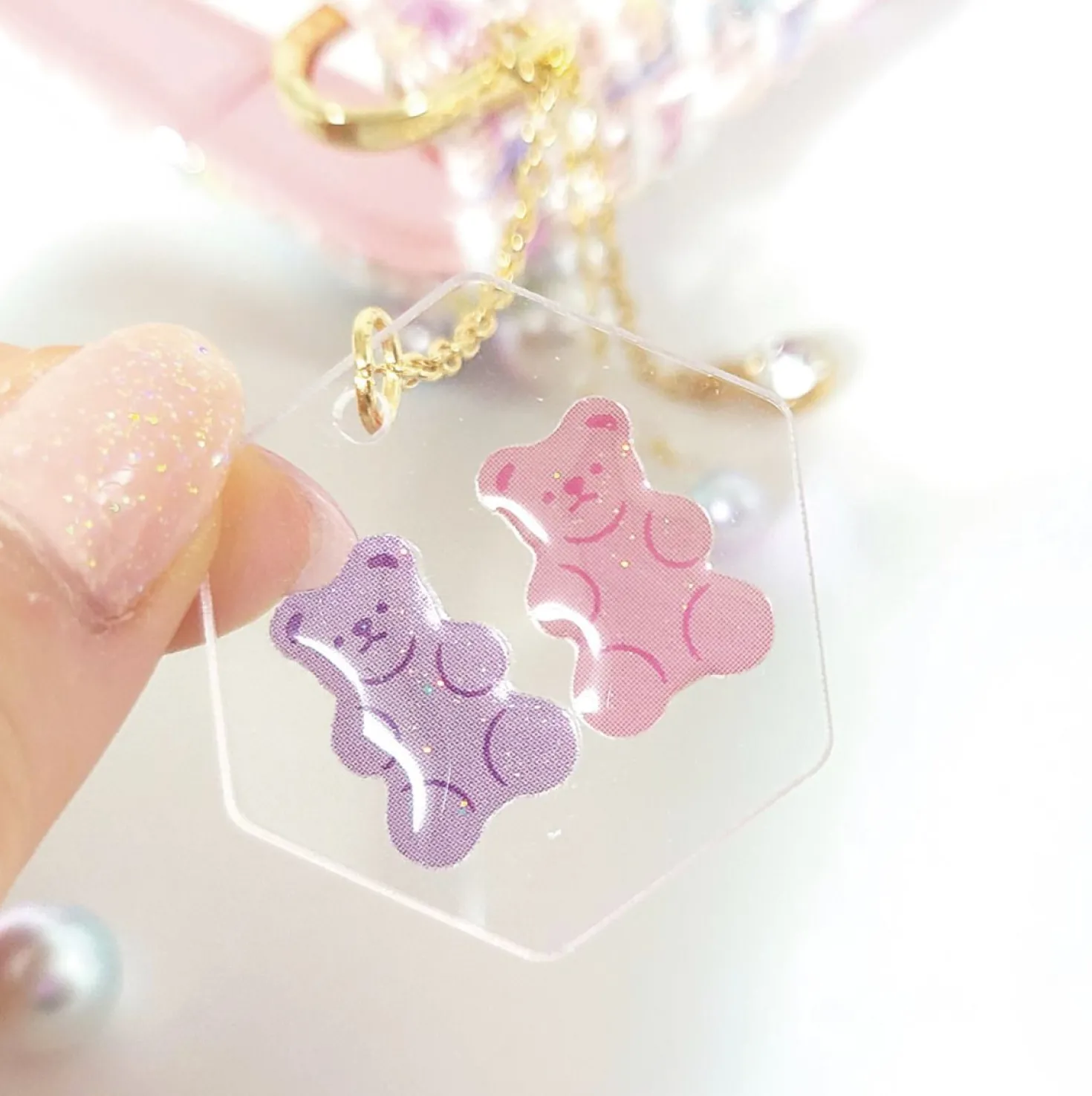 Jelly Bear Epoxy Deco Sticker