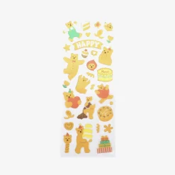 Jelly Bear Goldline Sticker v1