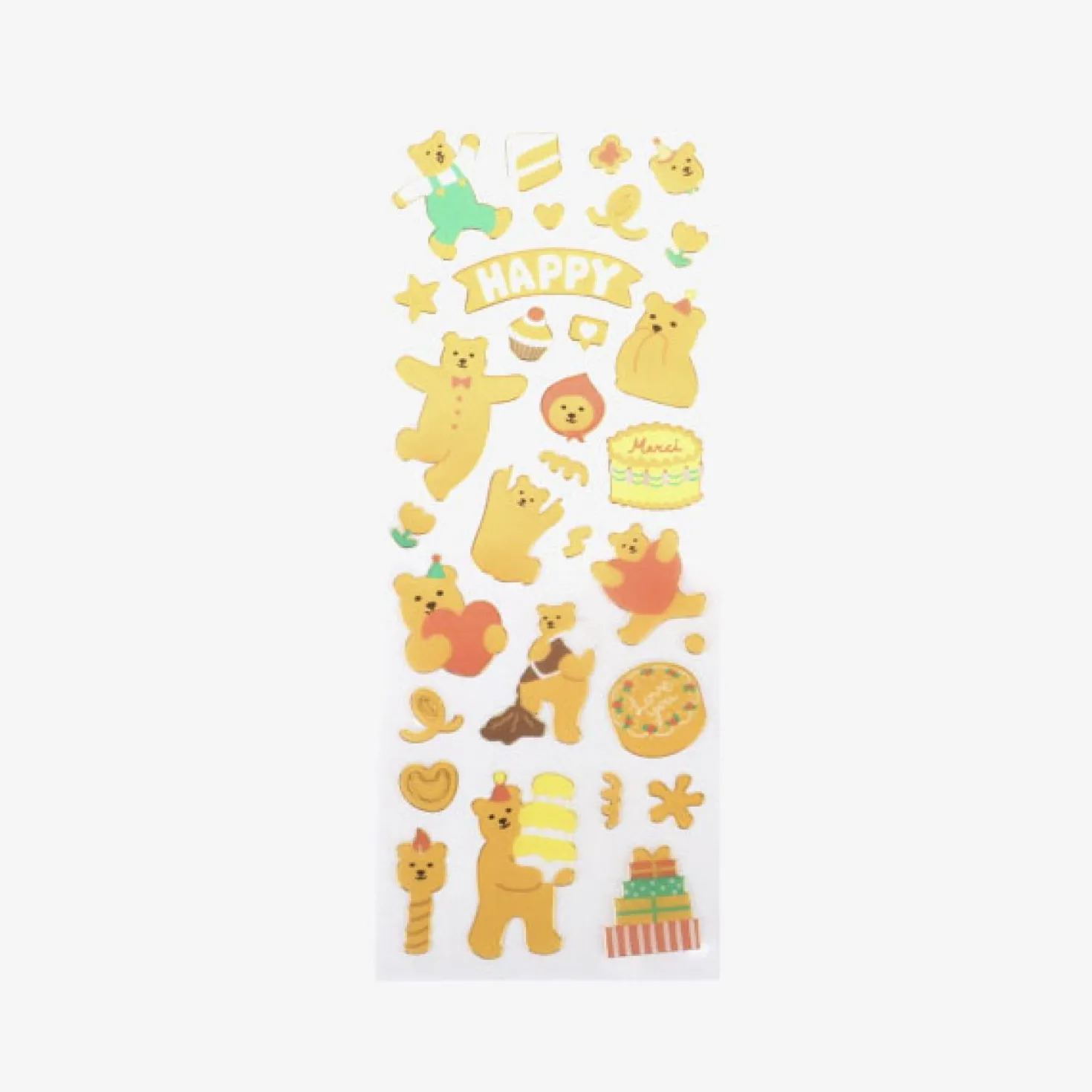 Jelly Bear Goldline Sticker v1