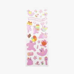 Jelly Bear Goldline Sticker v1