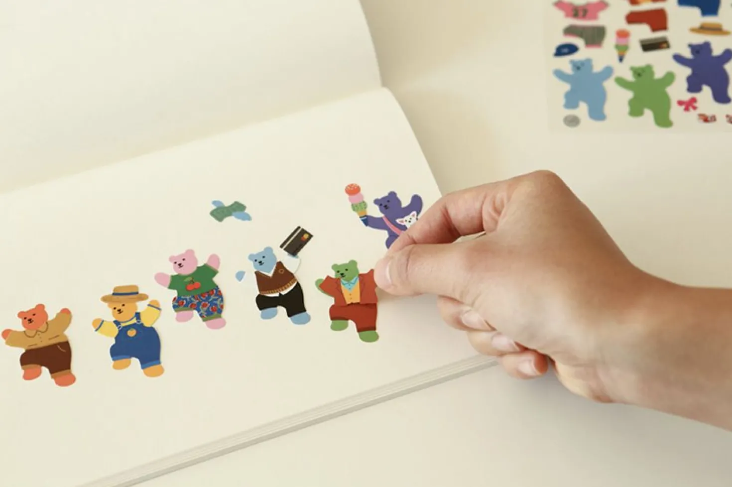Jelly Bear Removable Sticker