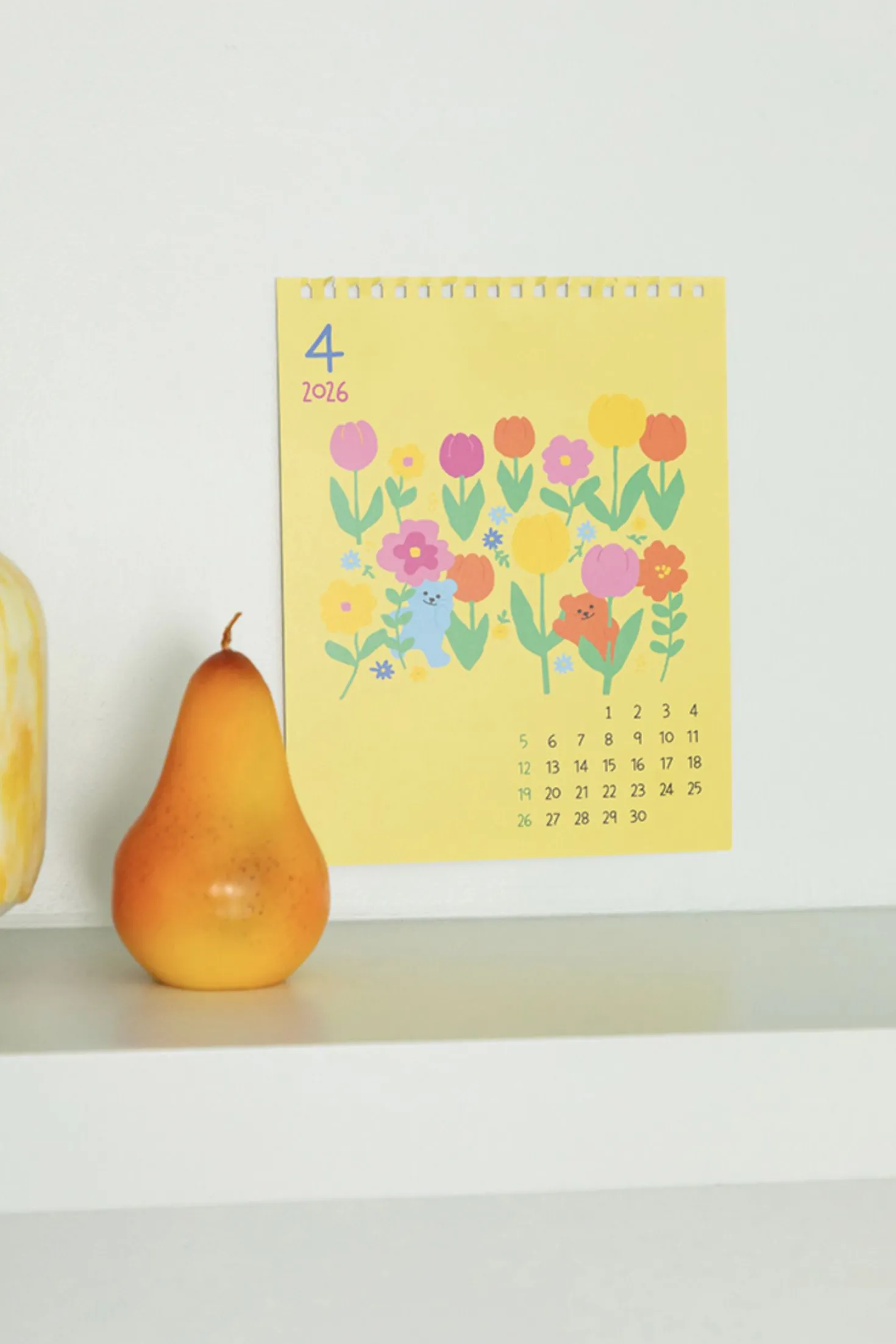 2026 Jelly Bear Standing Calendar