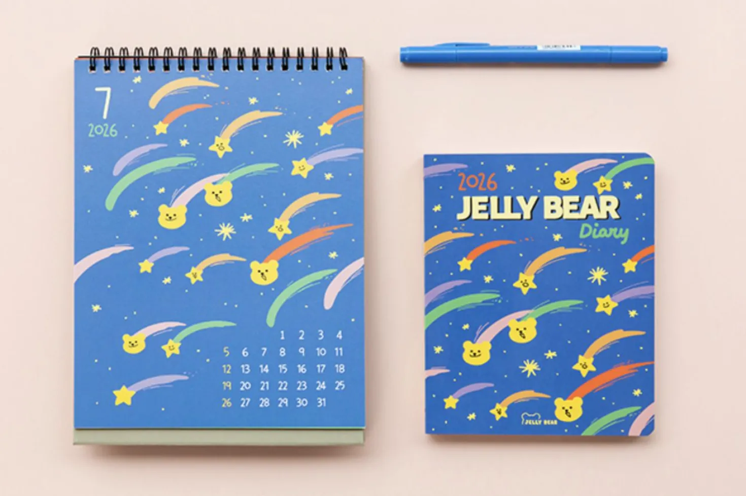 2026 Jelly Bear Standing Calendar
