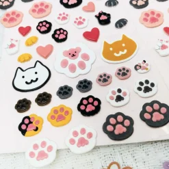 Jelly Cat Paw Puffy Sticker