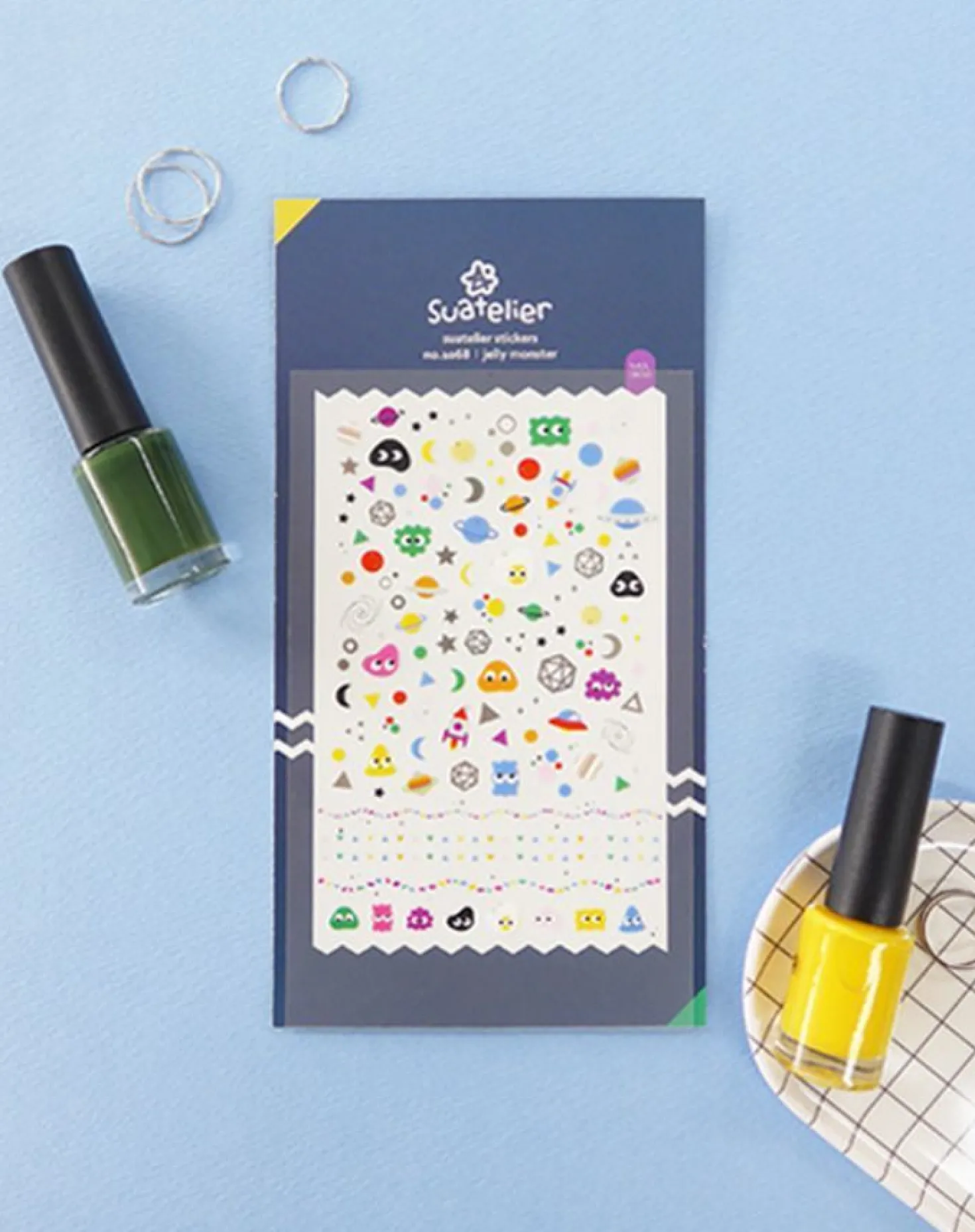 Jelly Monster Nail Deco Sticker