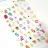 Jelly Number PVC Deco Sticker