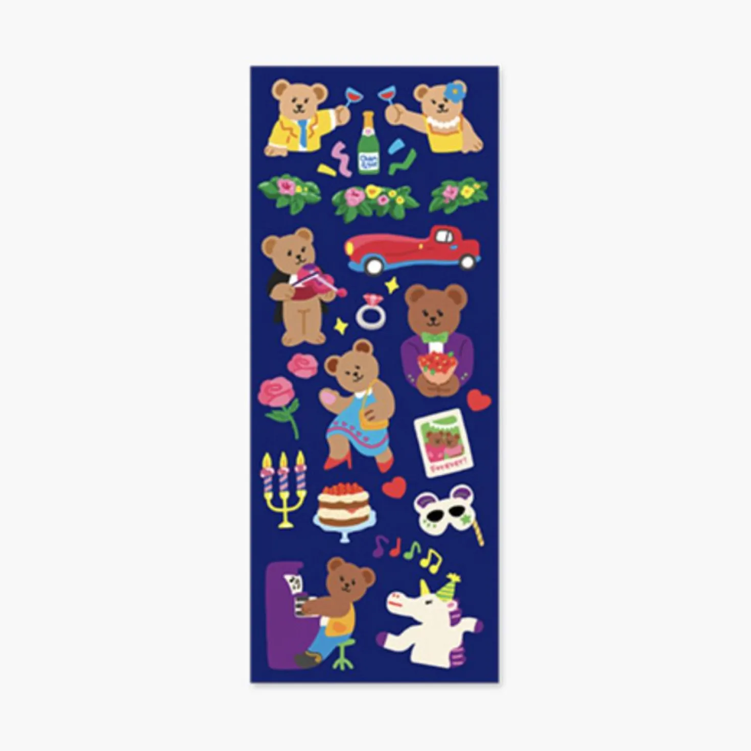 Juicy Bear Removable Slim Sticker v1