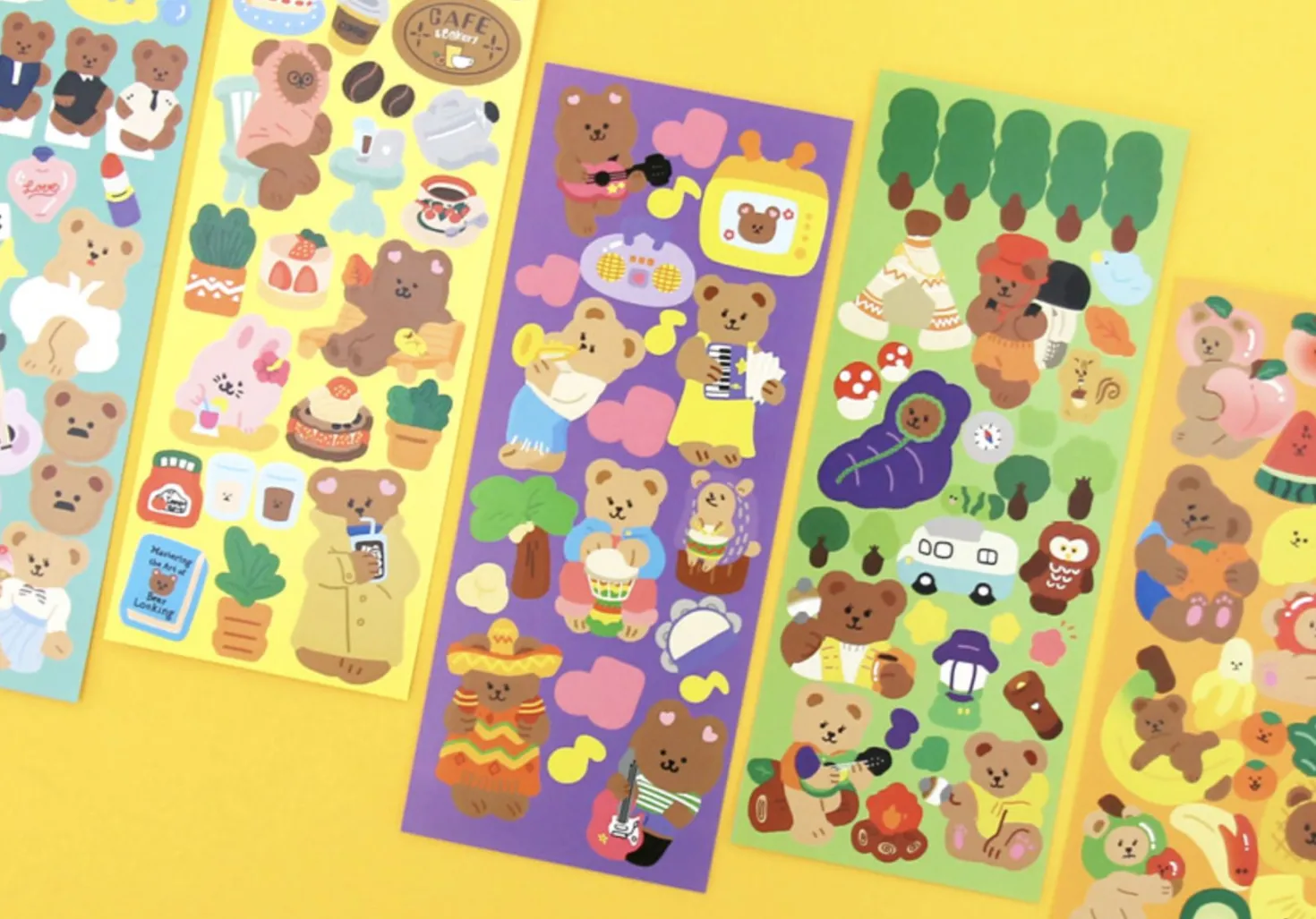 Juicy Bear Removable Slim Sticker v1