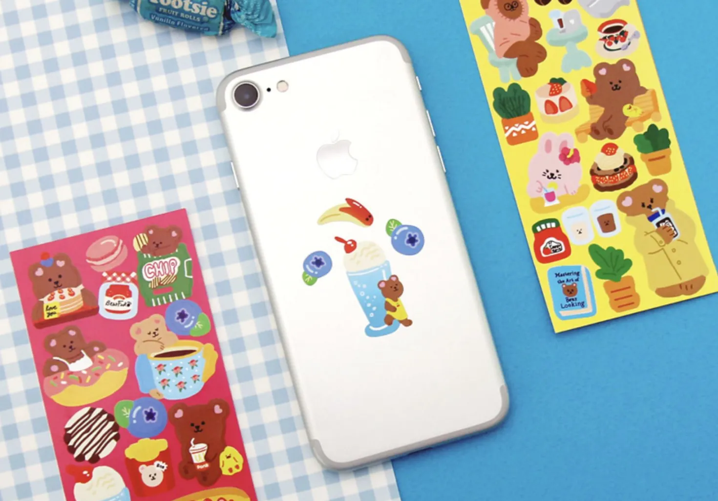 Juicy Bear Removable Slim Sticker v1