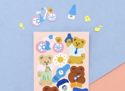 Juicy Bear Removable Slim Sticker v1