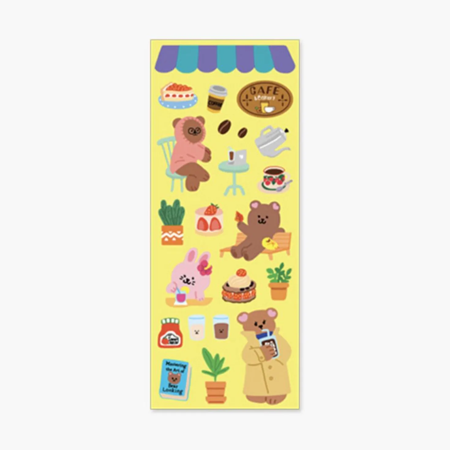 Juicy Bear Removable Slim Sticker v1