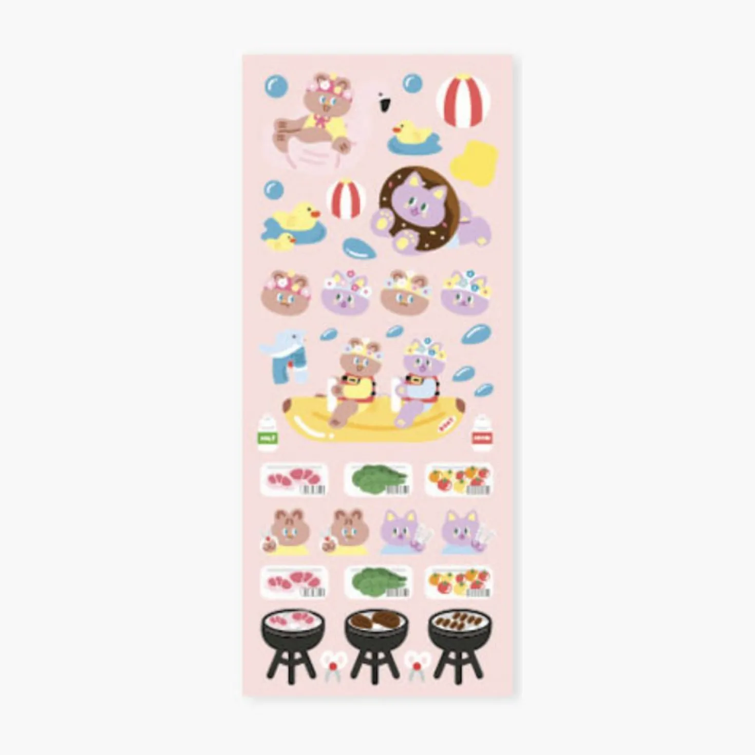 Juicy Bear Removable Slim Sticker v2