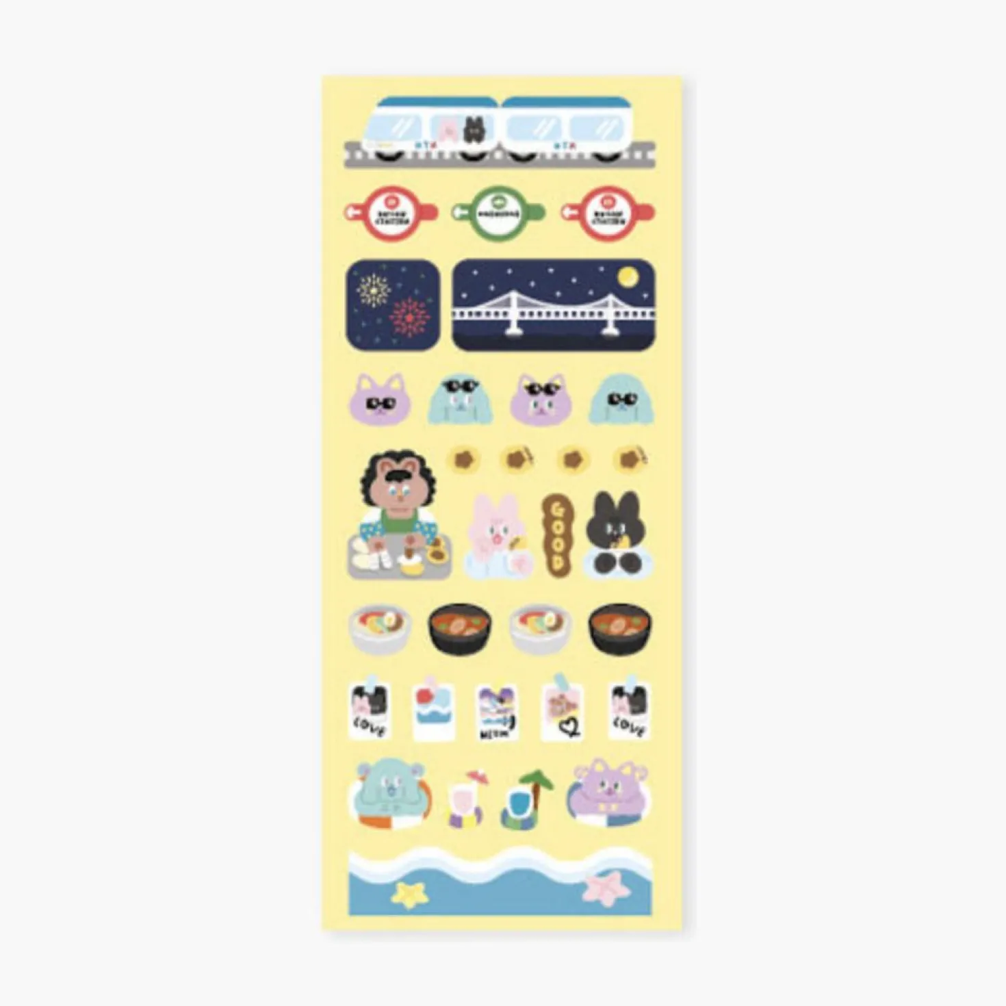 Juicy Bear Removable Slim Sticker v2