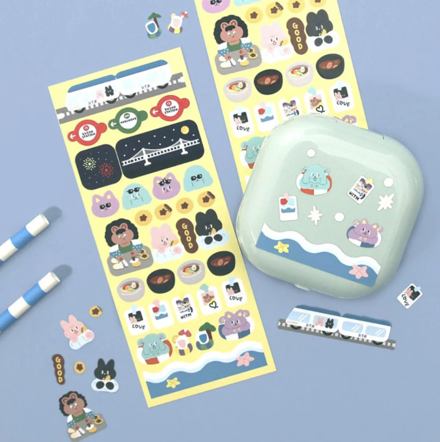 Juicy Bear Removable Slim Sticker v2
