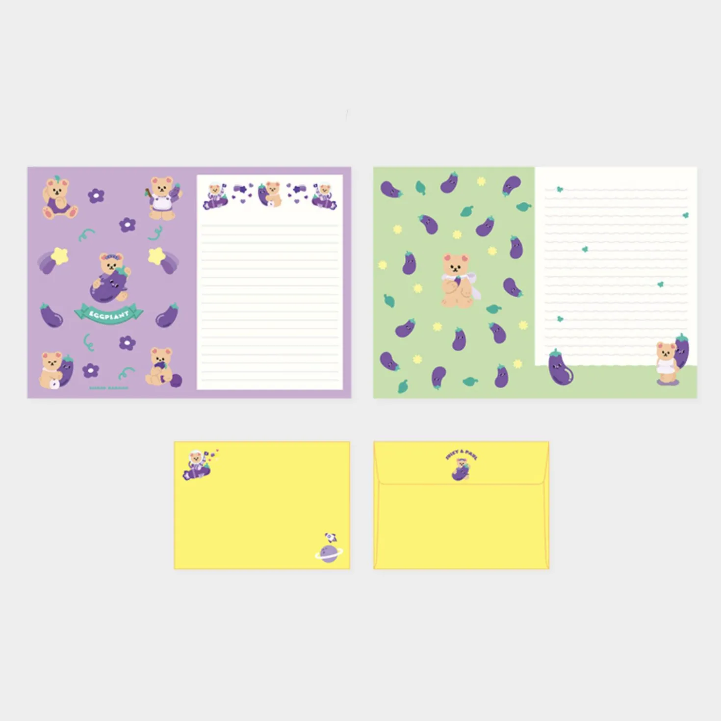 Juicy & Paul Letter Set v1