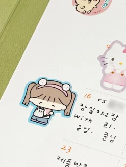 Kawaii Baseball Girls Sticker