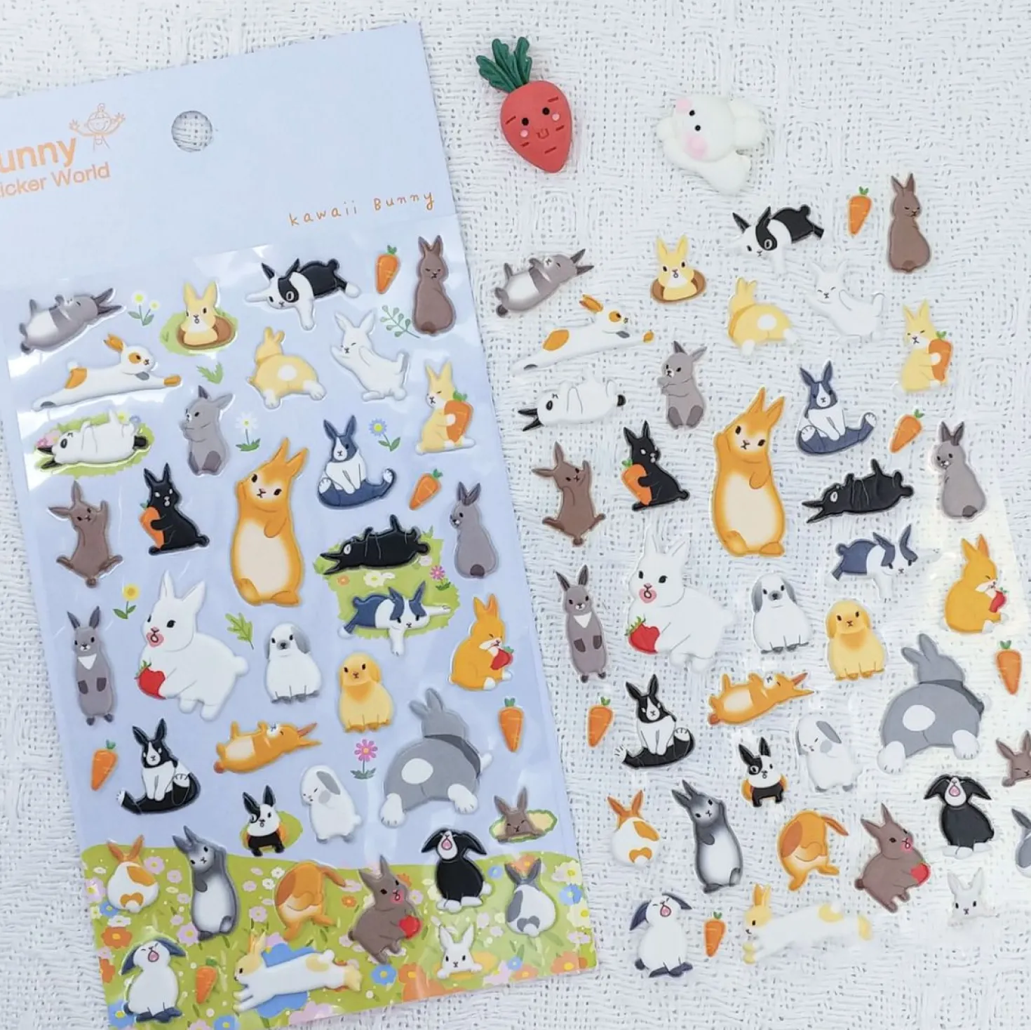 Kawaii Bunny Puffy Sticker