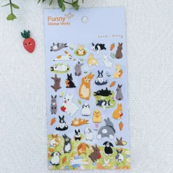 Kawaii Bunny Puffy Sticker