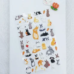 Kawaii Bunny Puffy Sticker