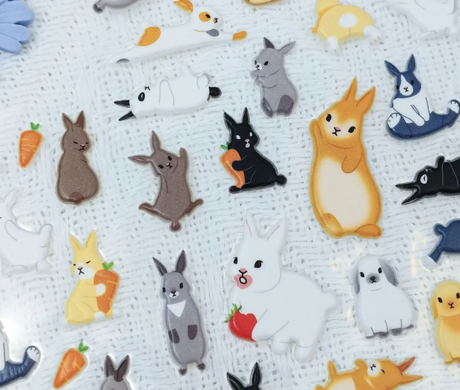 Kawaii Bunny Puffy Sticker