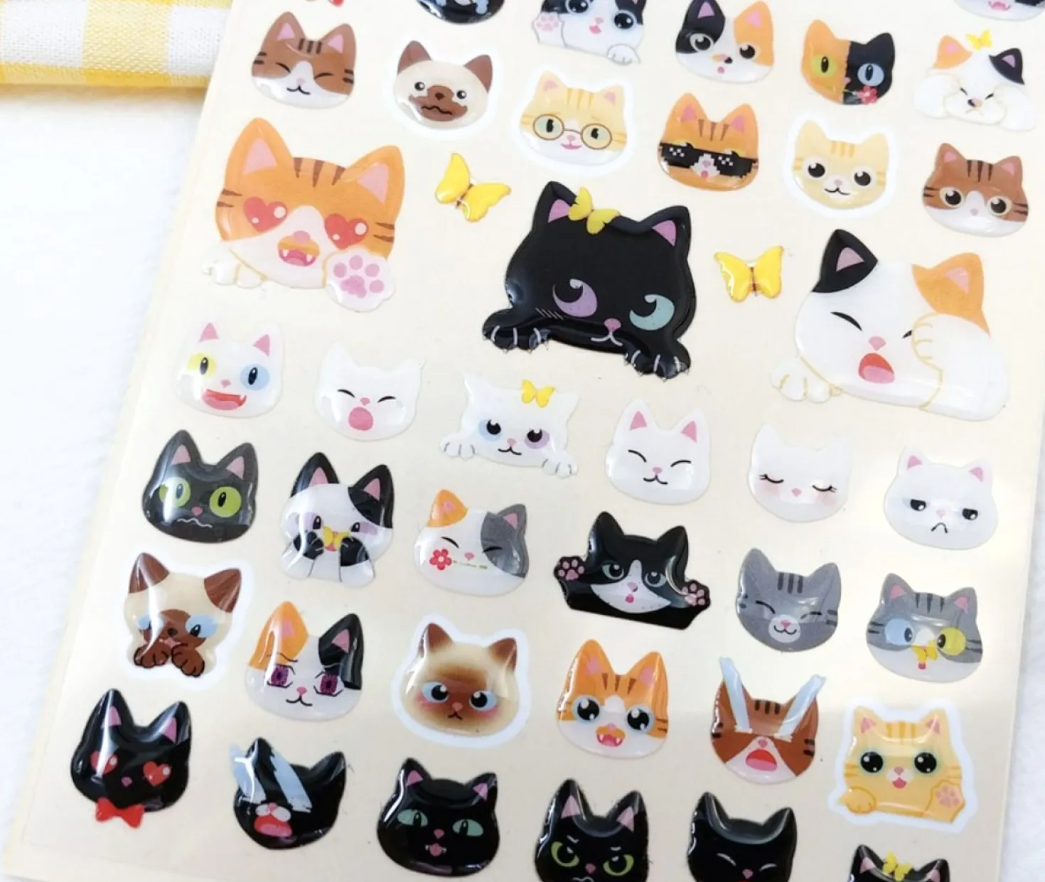 Kawaii Cats Emoji Sticker