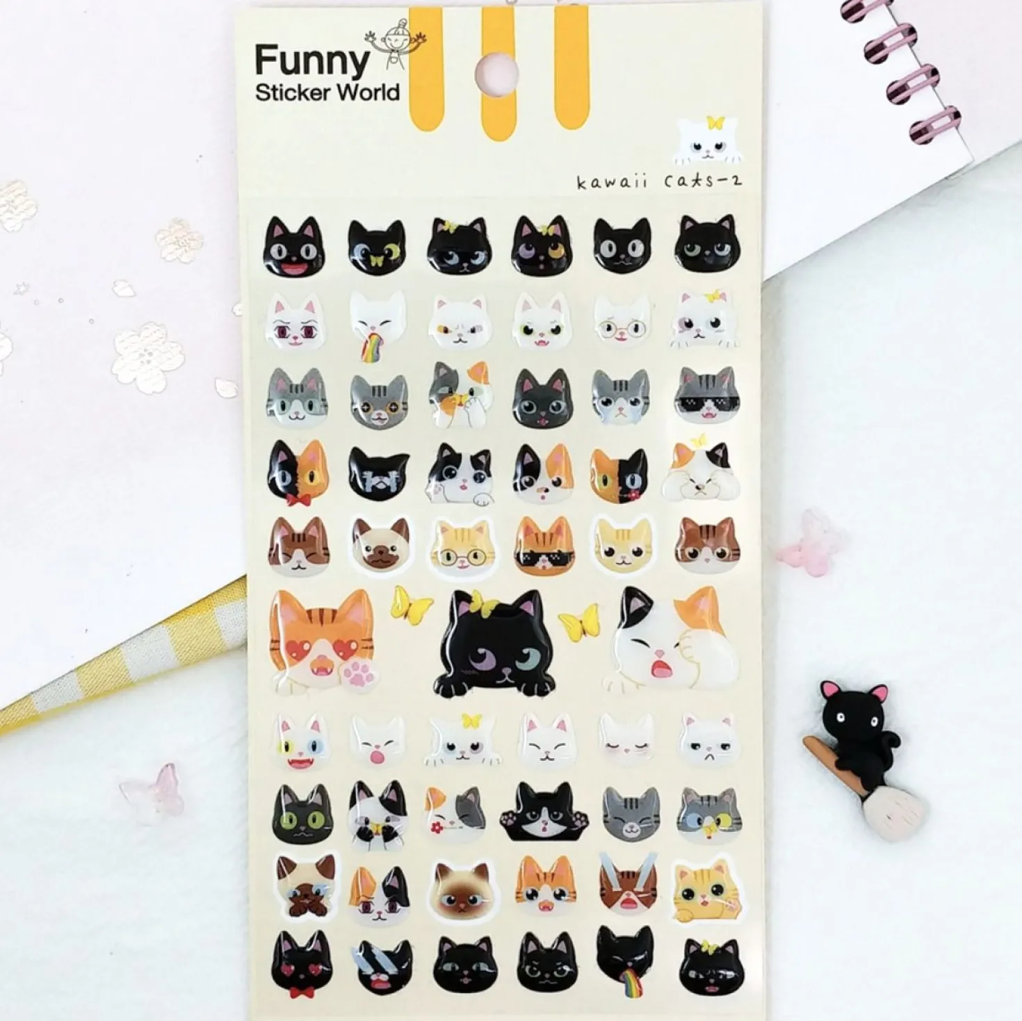 Kawaii Cats Emoji Sticker