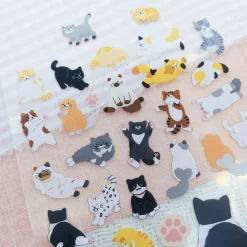 Kawaii Cats PVC Deco Sticker