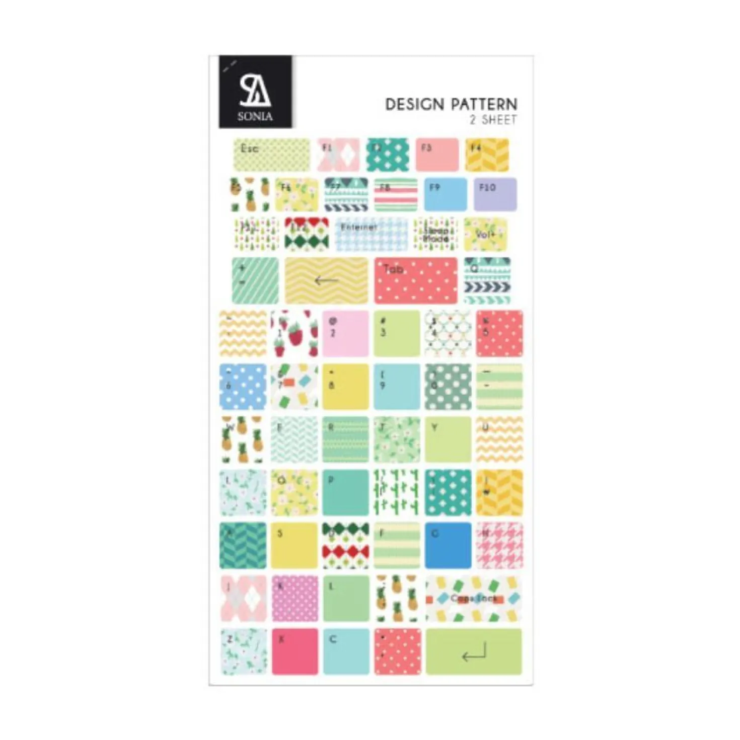 Keyboard Deco Sticker Set