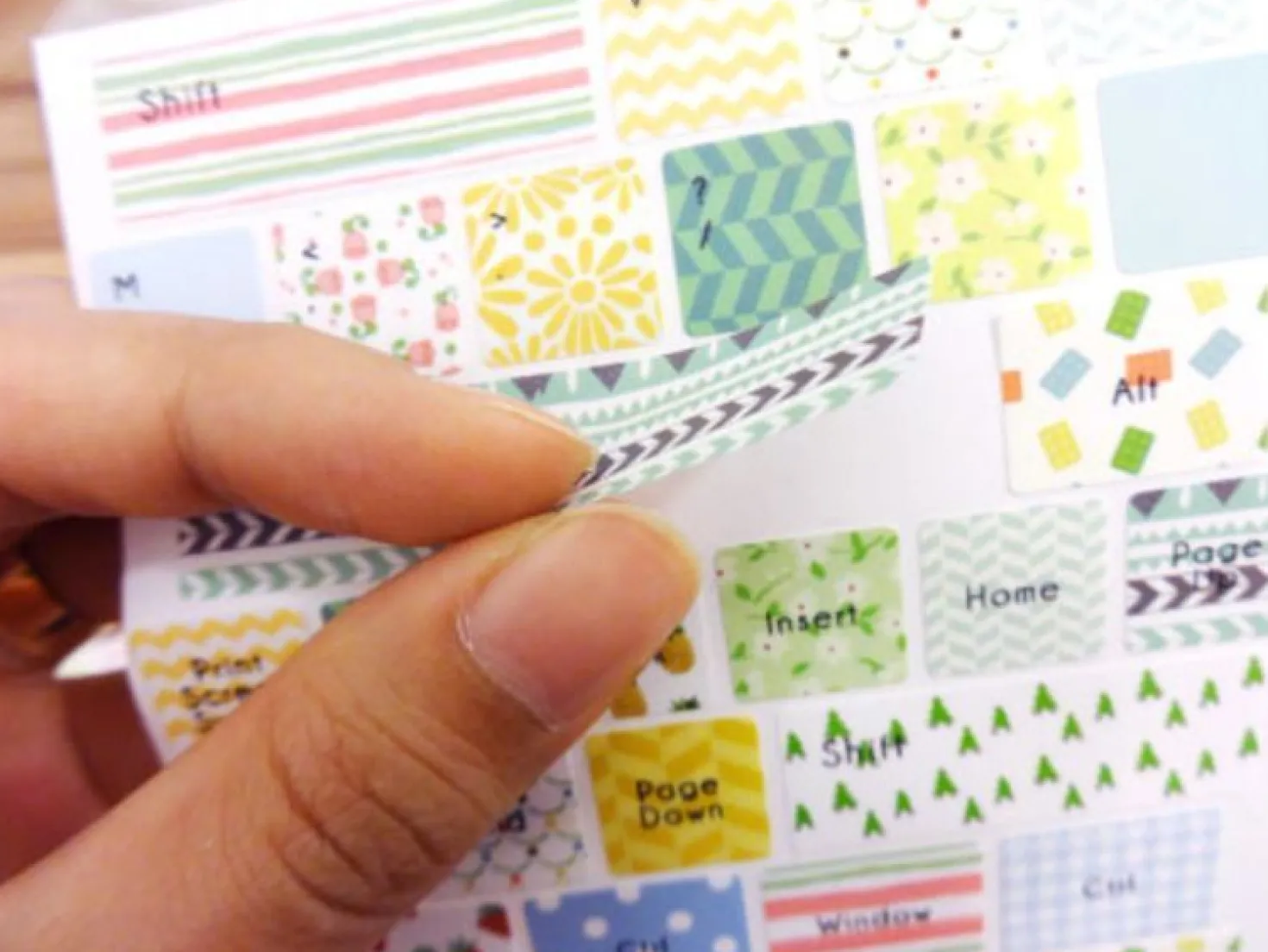 Keyboard Deco Sticker Set