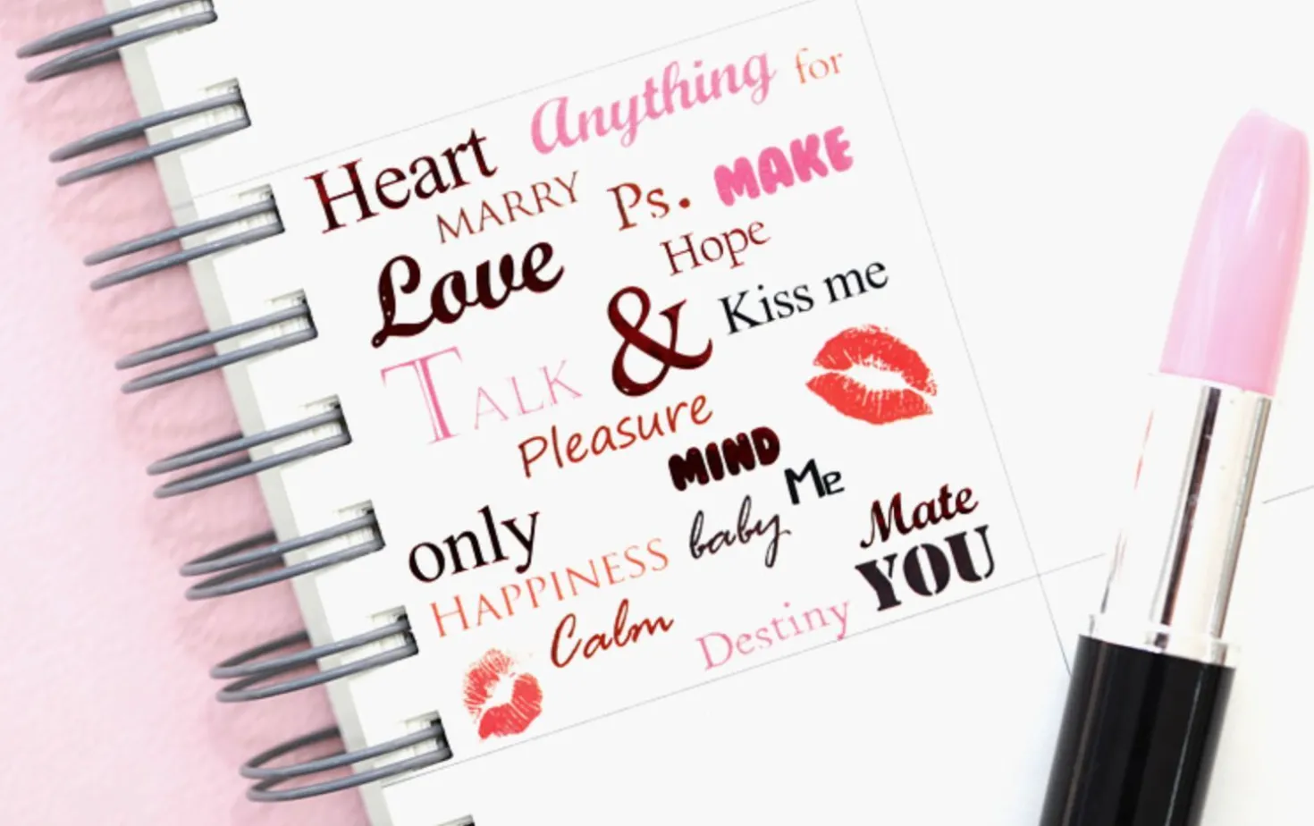Kiss Me Deco Sticker