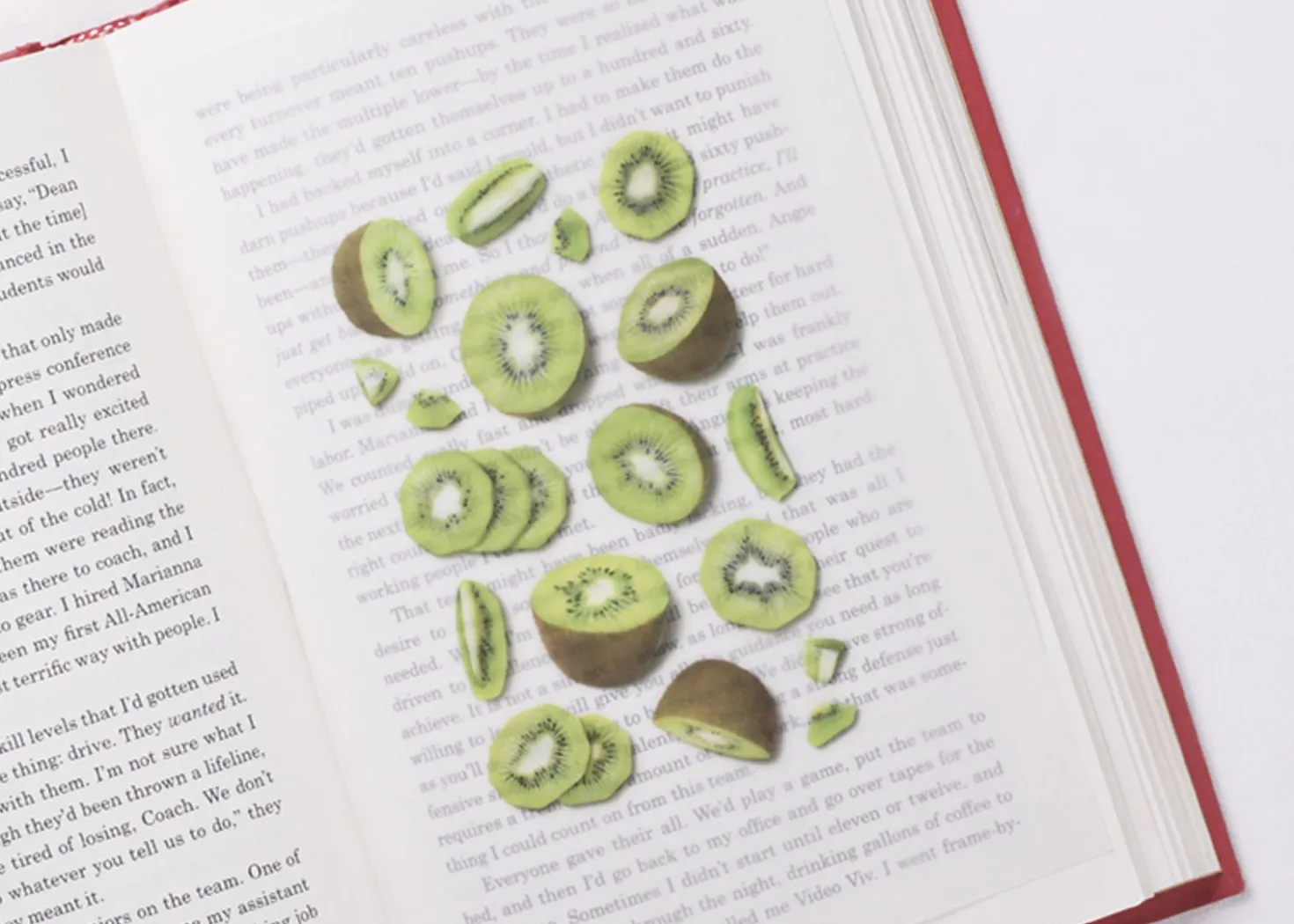 Kiwi Pressed Fruit Sticker