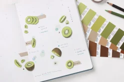 Kiwi Pressed Fruit Sticker