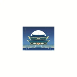 Korean Heritage Art Postcard