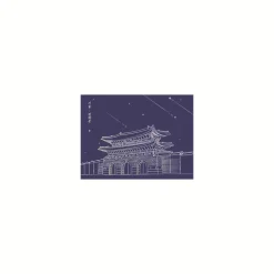 Korean Heritage Art Postcard