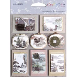 Korean Traditional 3D Deco Sticker