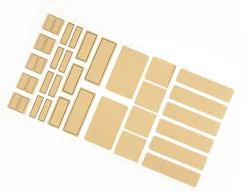 Kraft Label Sticker Set