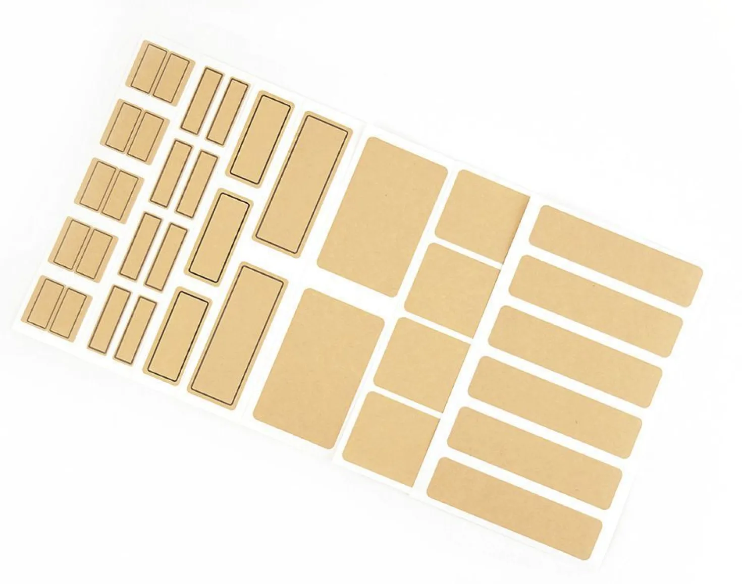 Kraft Label Sticker Set