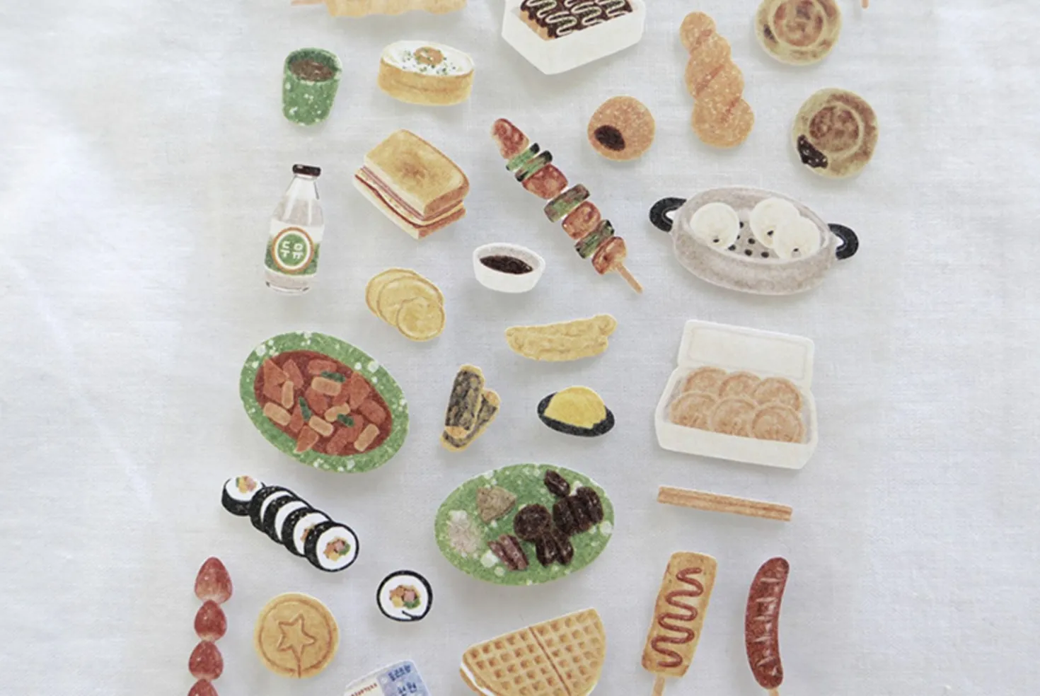 K-Street Food Deco Sticker