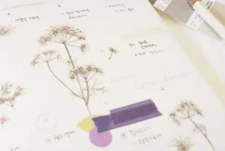 Lace Pressed Flower Sticker