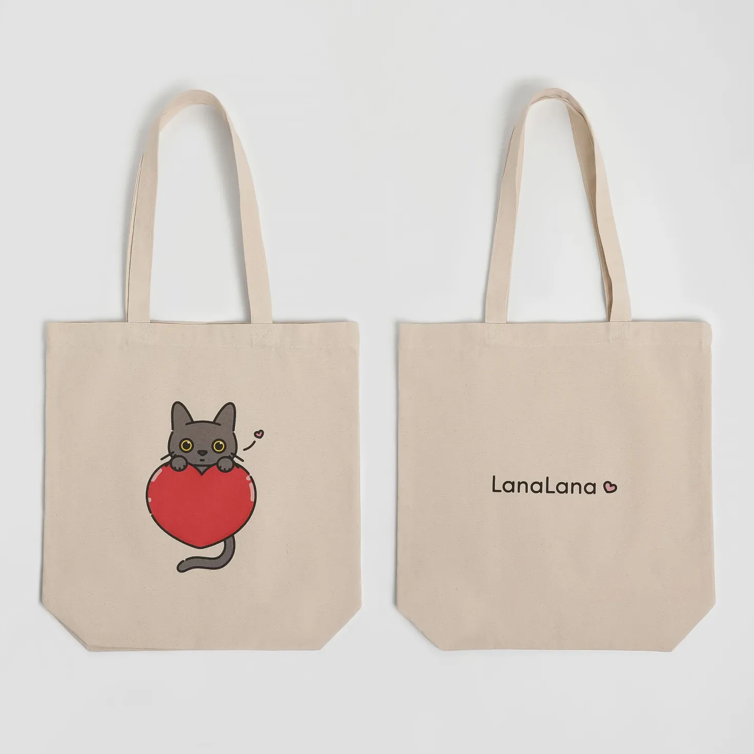 Lana Cat Love Tote Bag