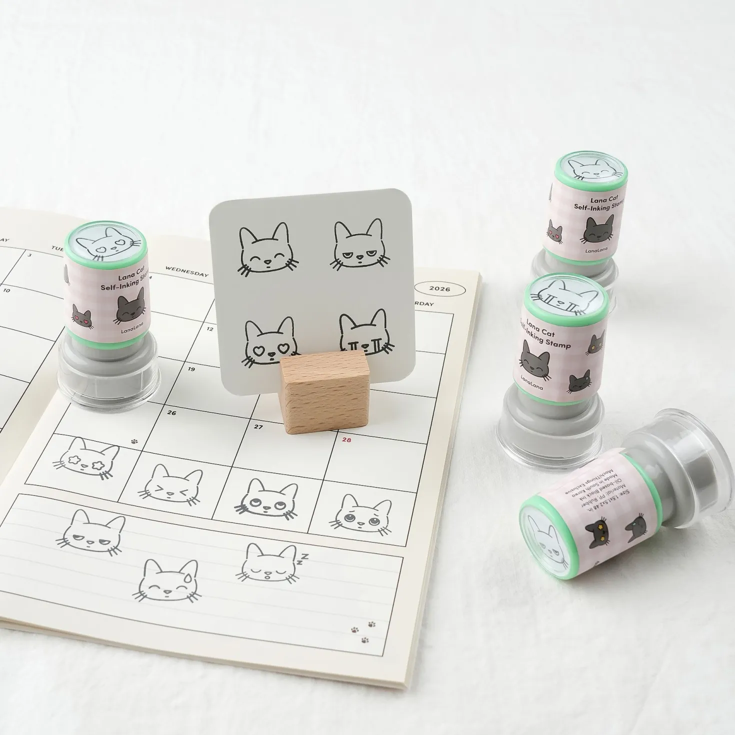 Lana Cat Self-inking Stamp