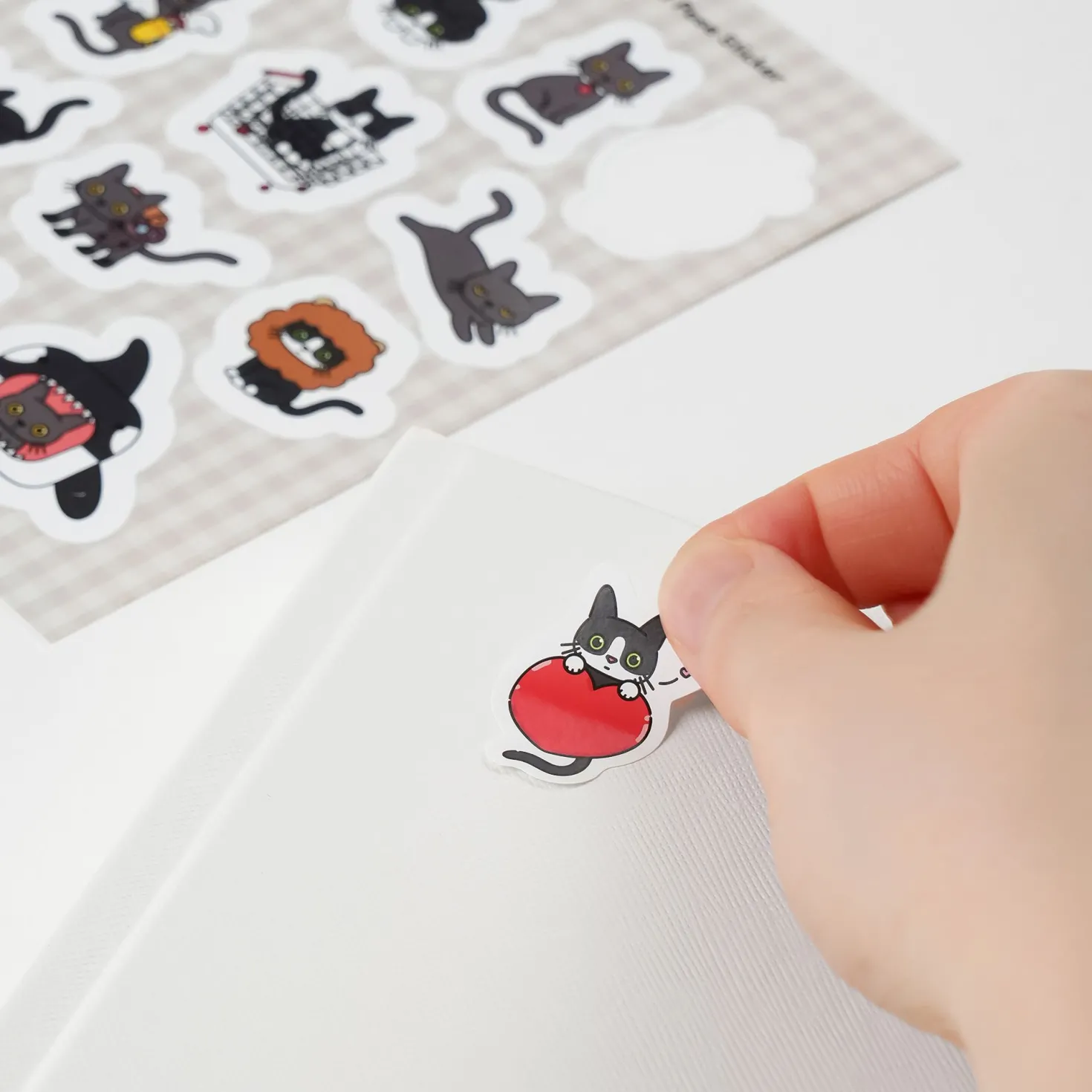 Lana & Tuxedo Cat Sticker