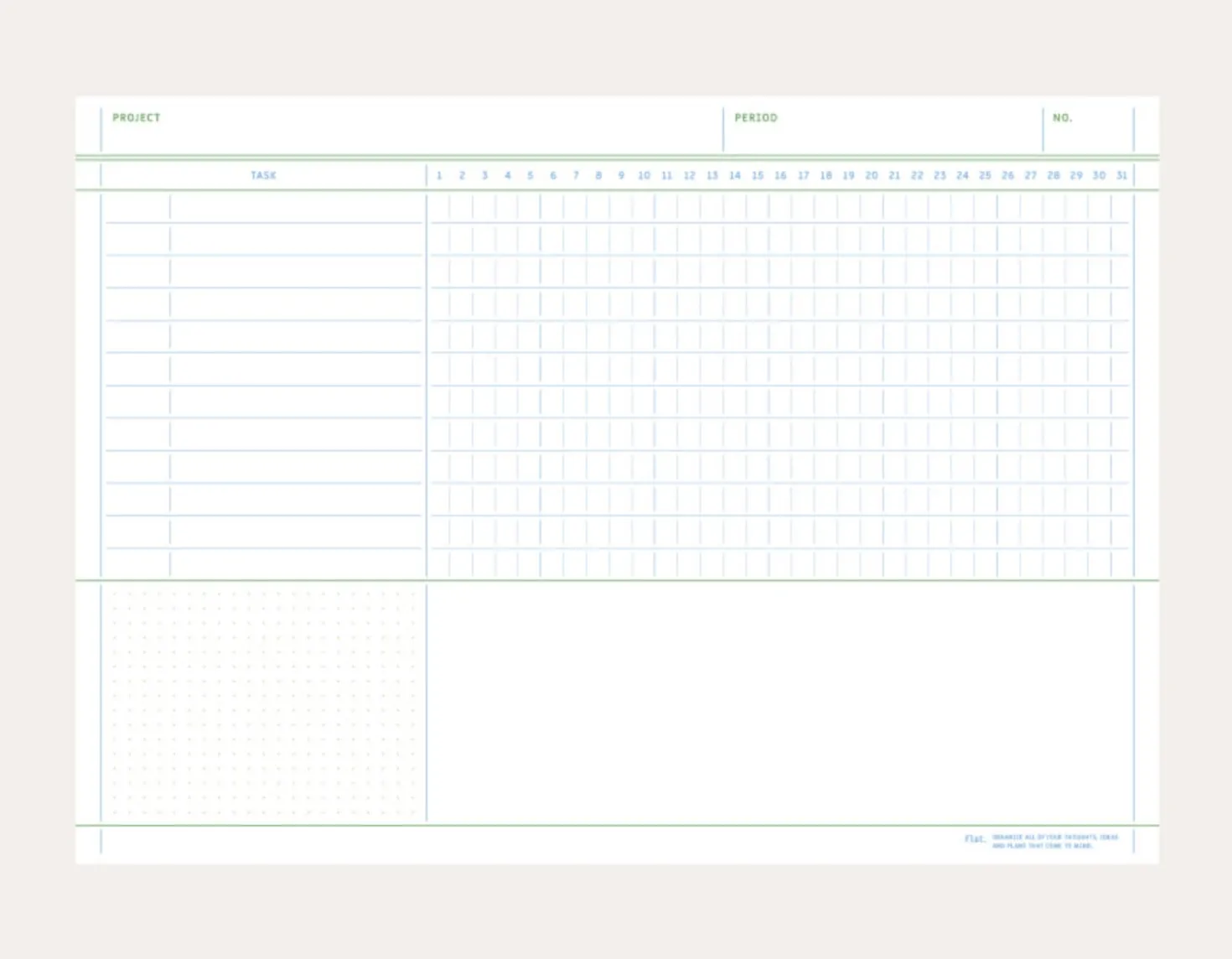 Large A4 Flat Notepad