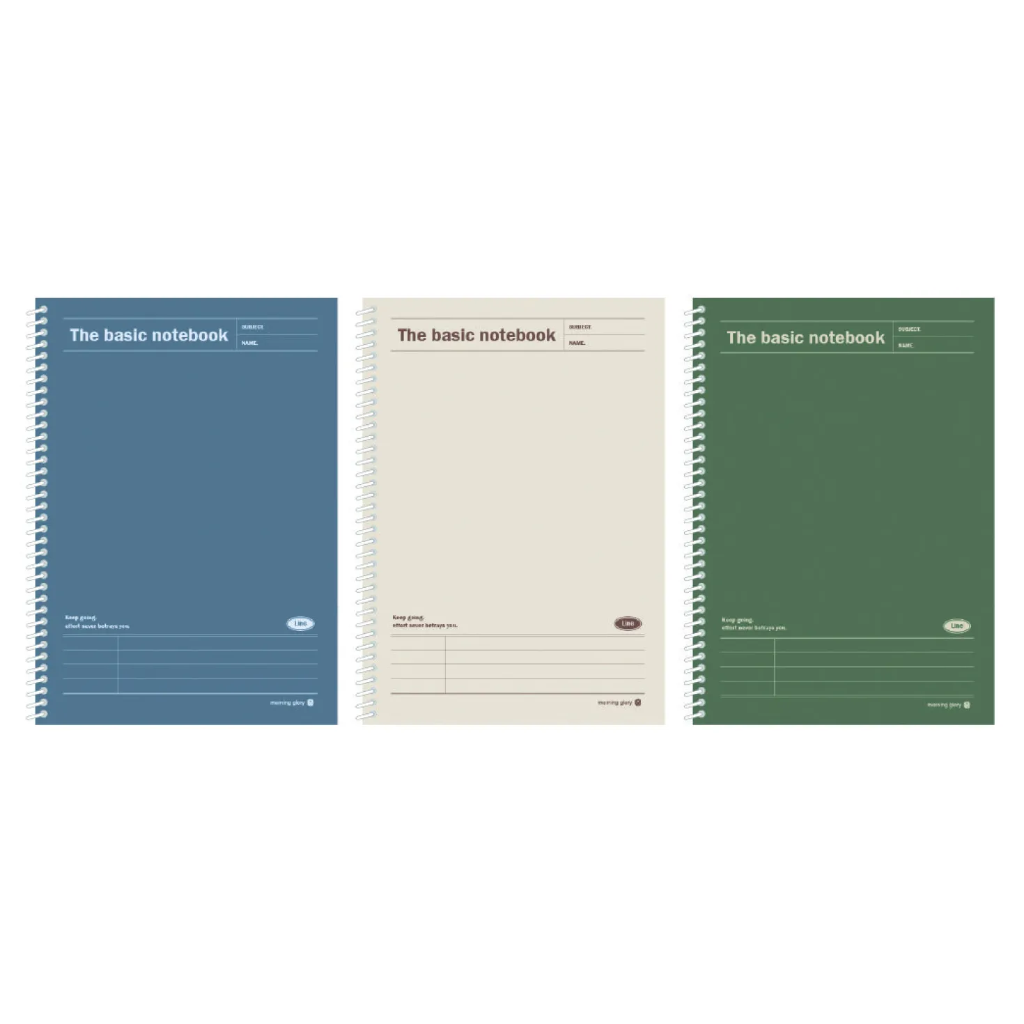 Large Basic Spiral Lined Notebook