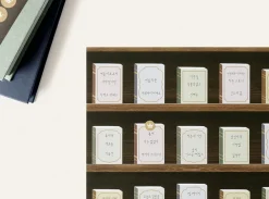 Large Bookshelf Poster & Sticker Set